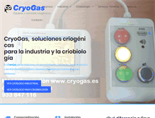 Tablet Screenshot of cryogas.es